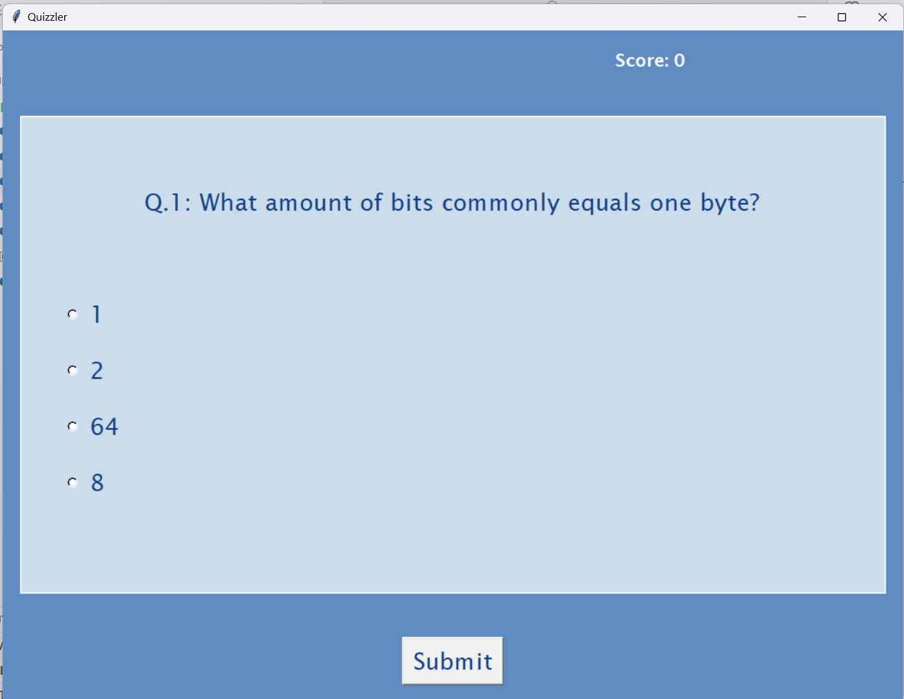Quizzler - Python